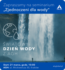 Dołącz z ALS Poland do Światowego Dnia Wody organizowanego przez AGH